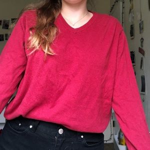 Red sweater
